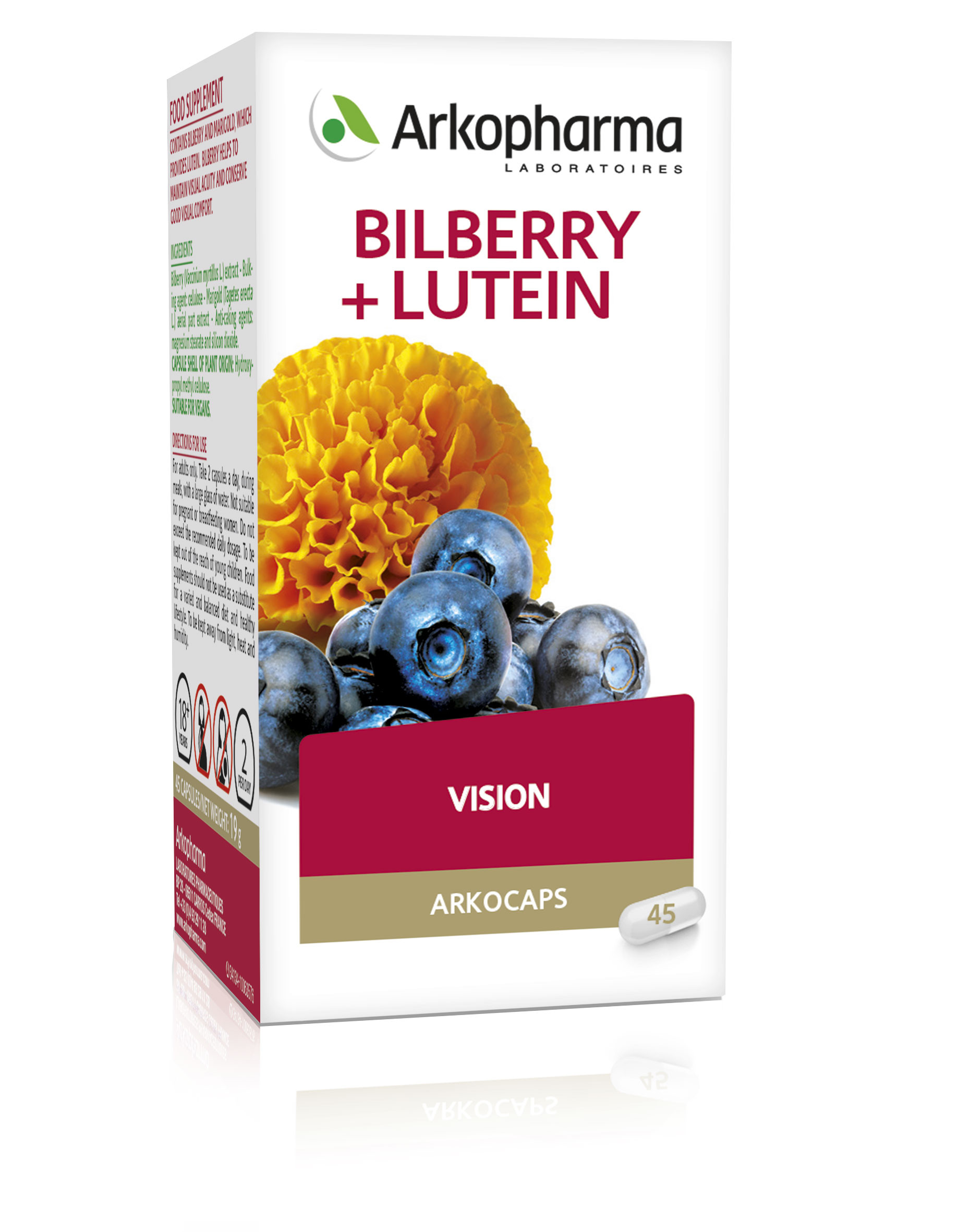 Arkocaps® Bilberry + Lutein