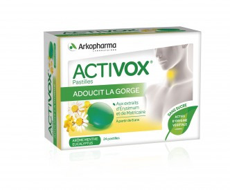 Activox® Pastilles, arôme Menthe Eucalyptus