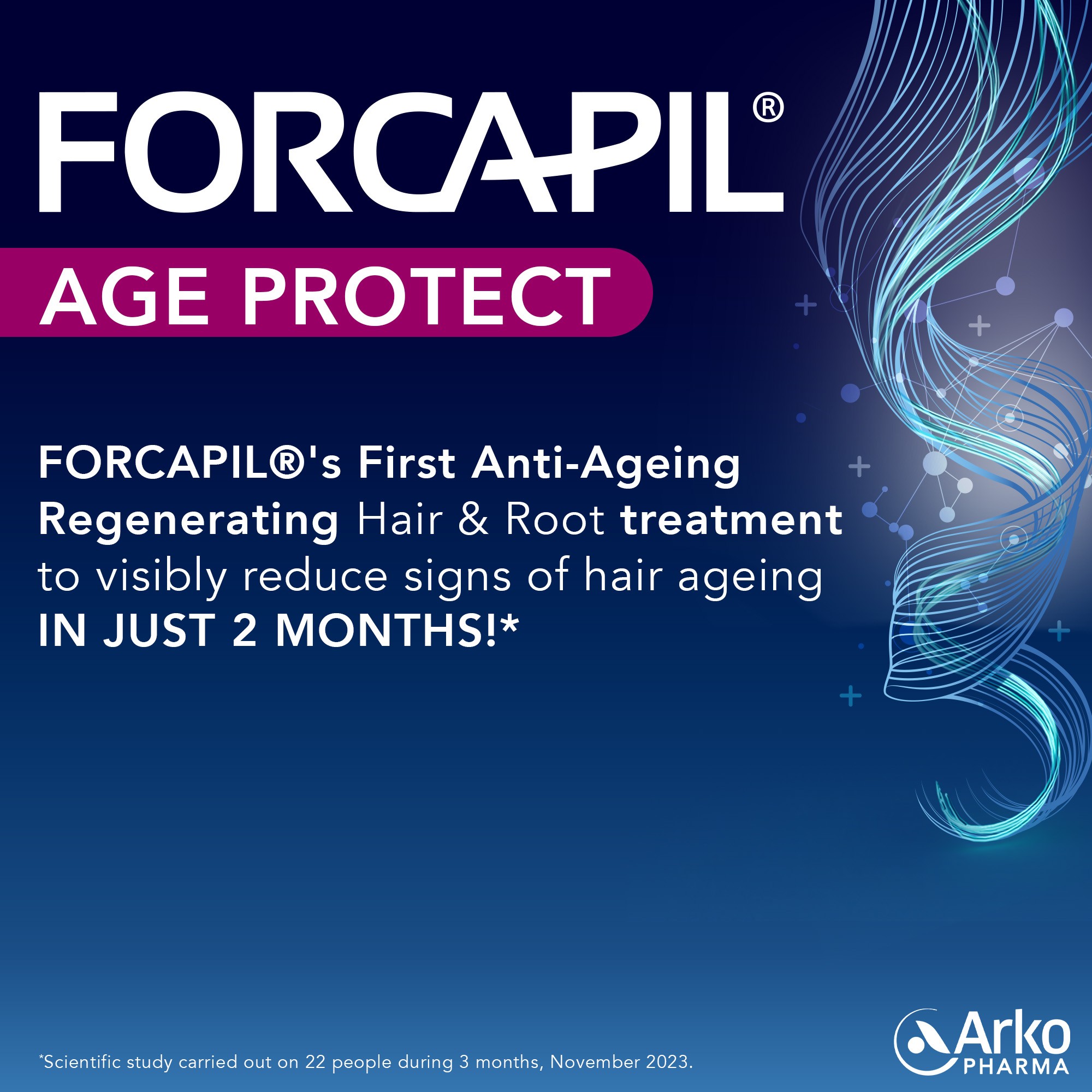 FORCAPIL® AGE PROTECT hair and root regenerating hair care