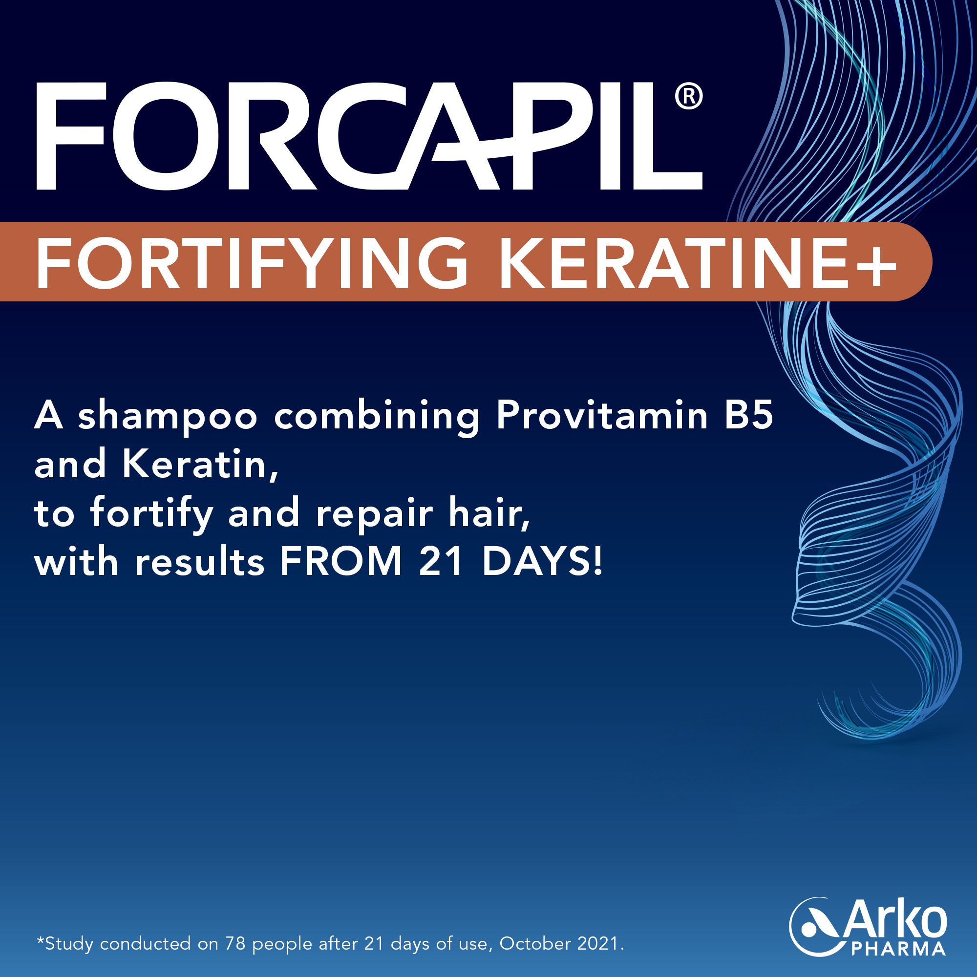 Introduction the Forcapil® Fortifying Keratin+ Shampoo