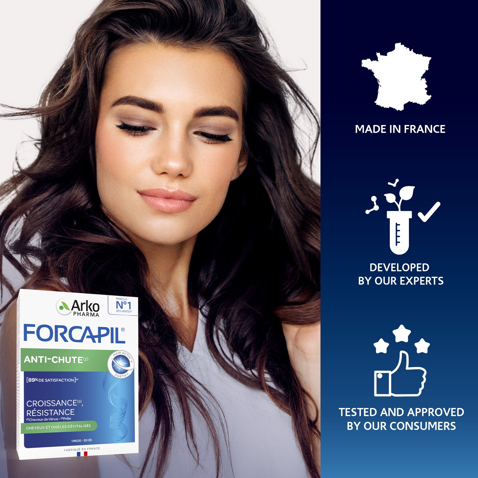 Produit reassurance Forcapil® Anti-hair loss pills