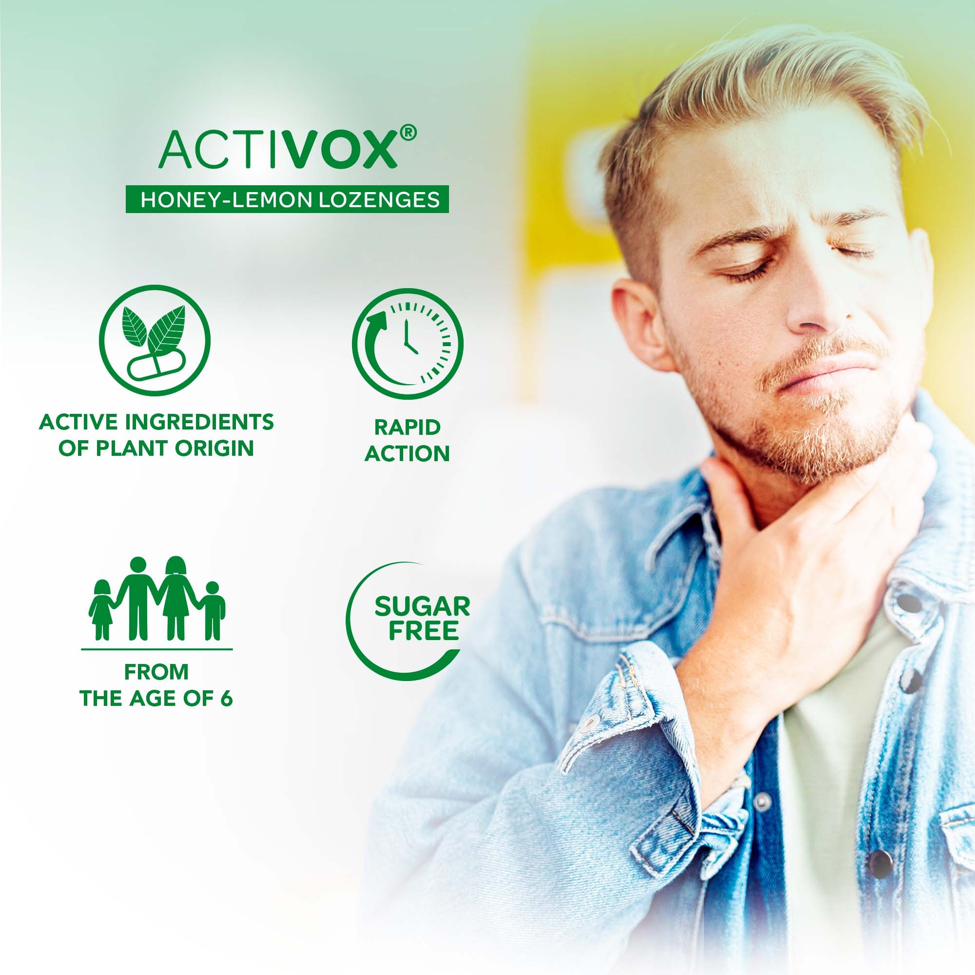 Range Activox HONEY-LEMON LOZENGES 