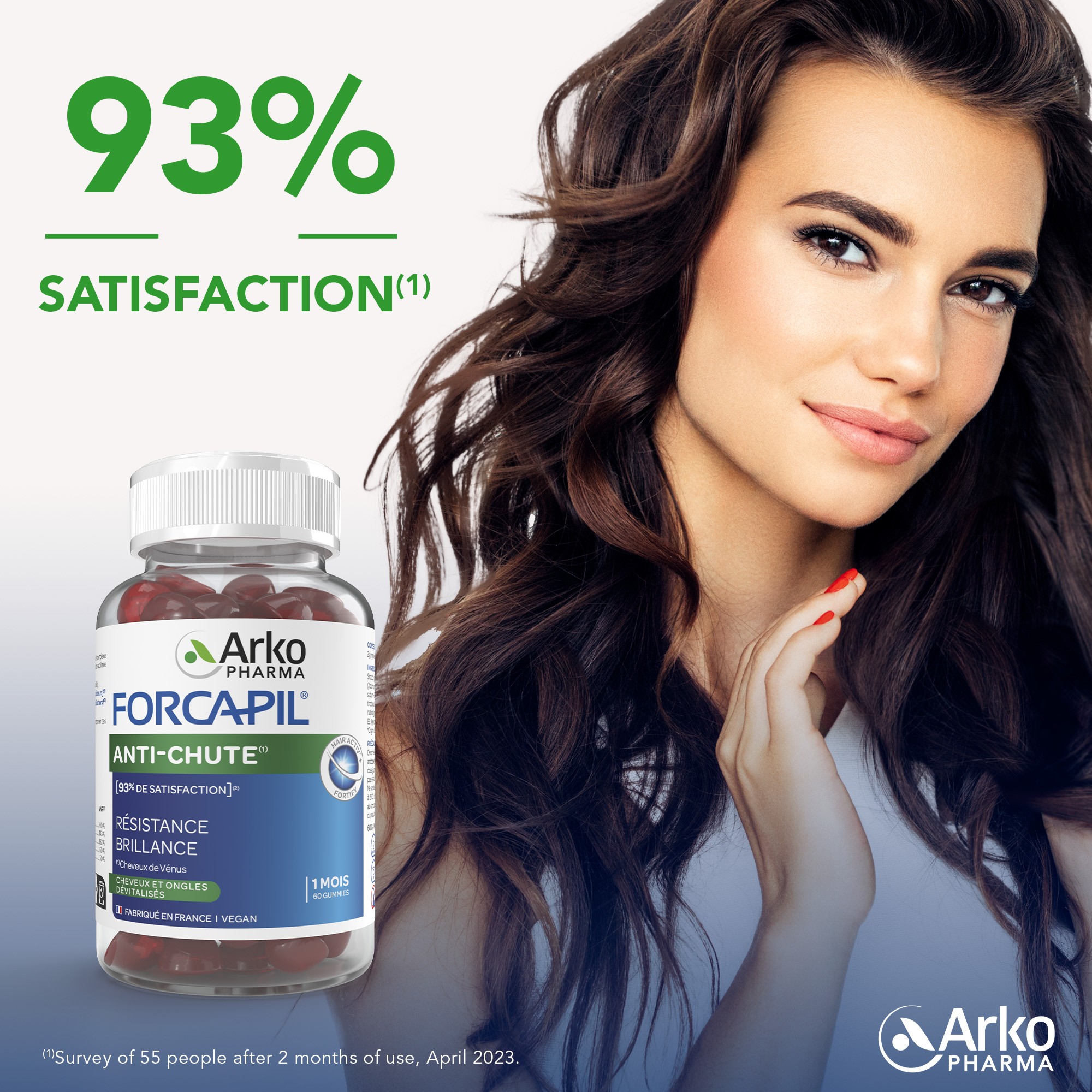 Satisfaction Forcapil® Anti-Hair Loss Gummies