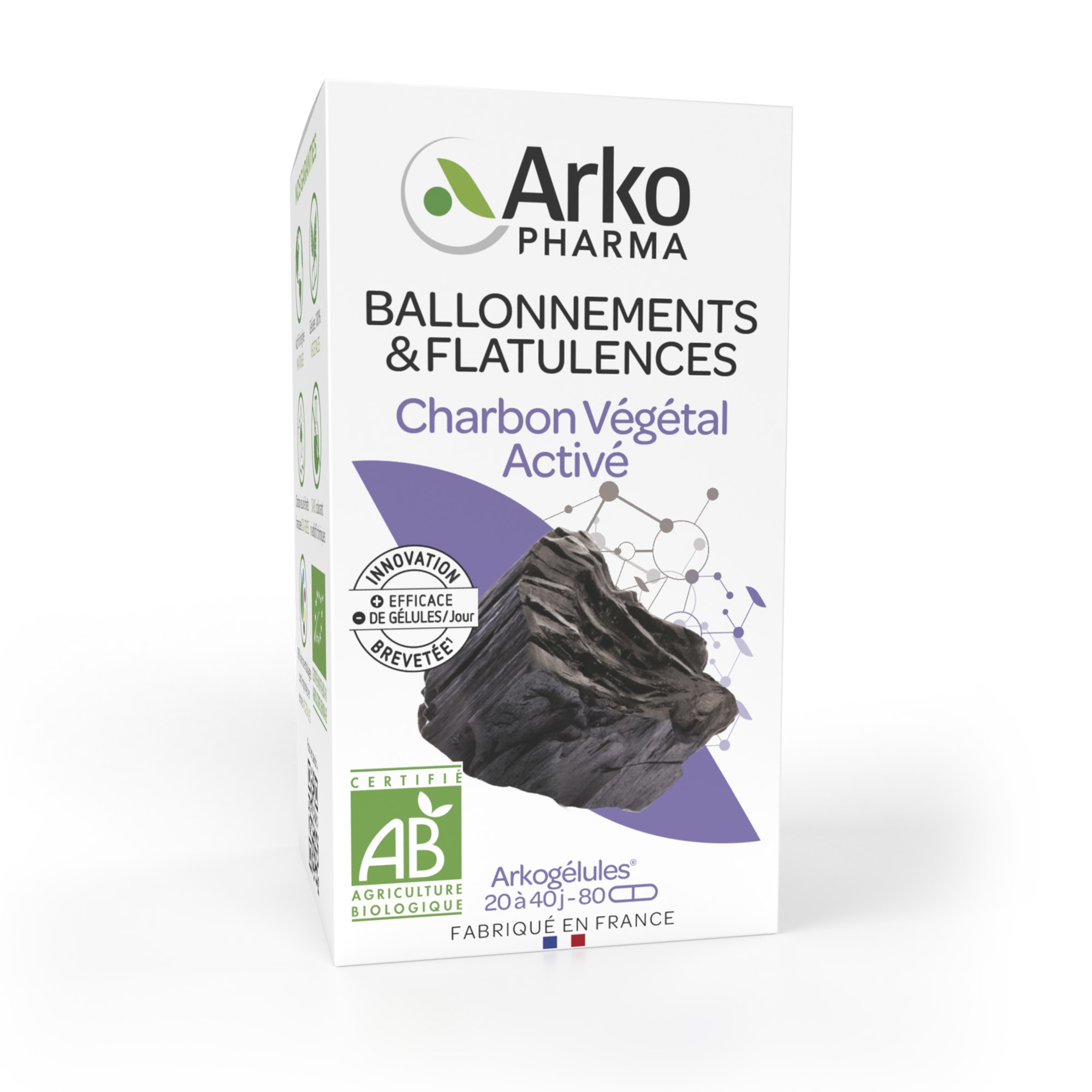 Arkocaps® Vegetal Charcoal, capsule