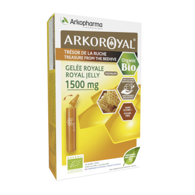 Organic Royal Jelly Arkoroyal Pot de 40g- Arkopharma - Easypara