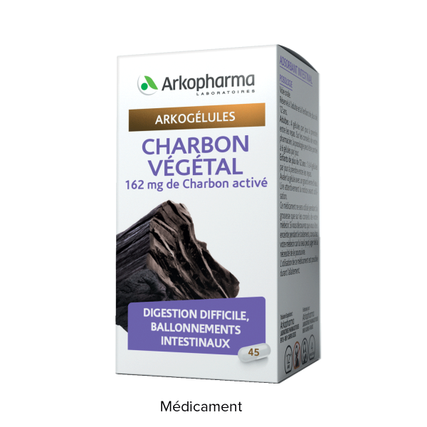 Arkogélules® BIO Charbon Végétal Activé – Arkopharma France