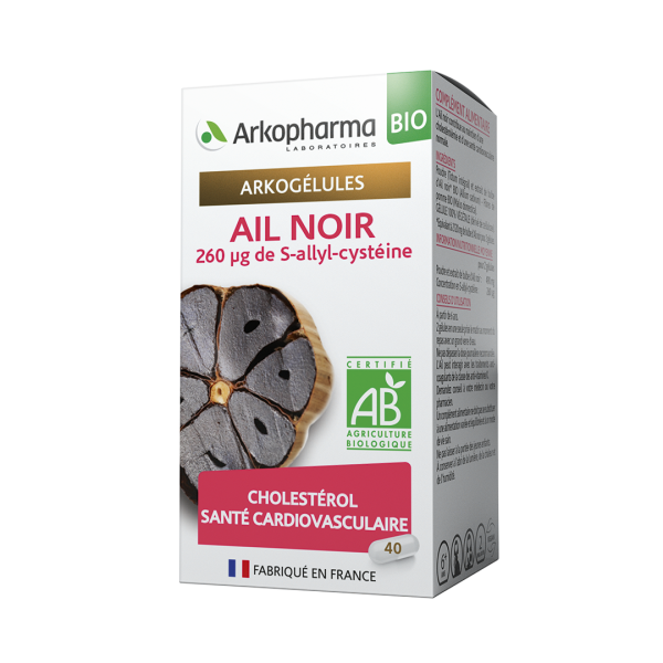Arkopharma Arkogélules BIO Ail noir - 40 gélules - Pharmacie en ligne